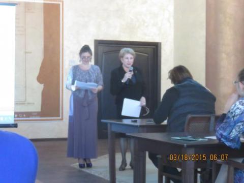 Наталья Каюн ("Россотрудничество") и Татьяна Леонова ("Апсны-Русь")